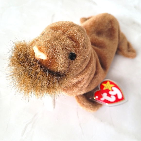 Vintage Other - Vintage Y2K Paul The Walrus Tag Collectible Beanie Baby Plushie Toy Animal